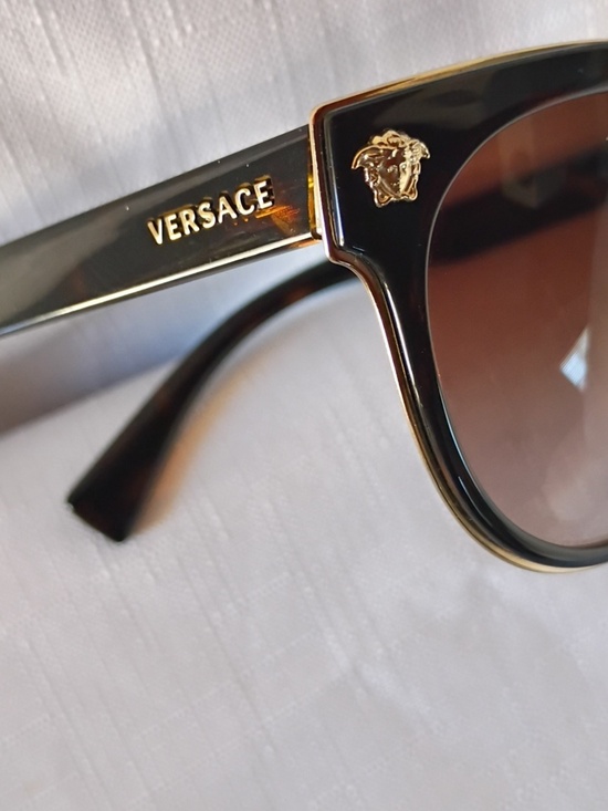 Versace Authentic  Tortoiseshell Cat-Eye Sunglasses with Brown Gradient MOD#2198 main image 10